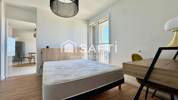 APPARTEMENT T2 MEUBLÉ AVEC TERRASSE ET PARKING – QUARTIER GARE SAINTJEAN