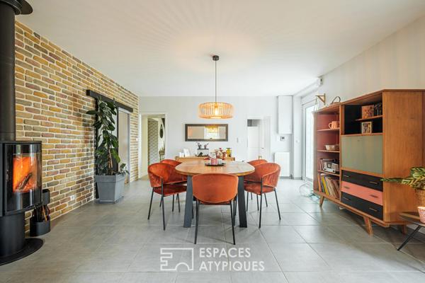 Maison de charme avec piscine, vue sur l’étang et proche des commodités