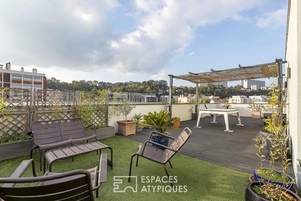 Rooftop avec 140m² de terrasse