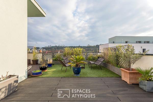 Rooftop avec 140m² de terrasse