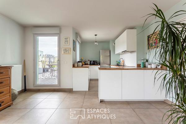 Rooftop avec 140m² de terrasse