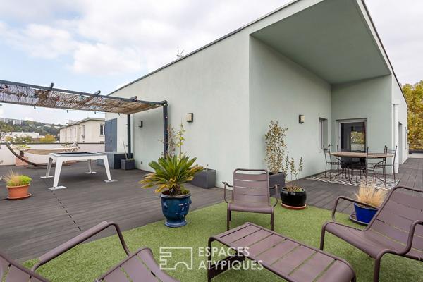 Rooftop avec 140m² de terrasse