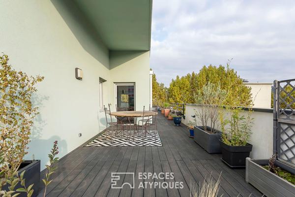 Rooftop avec 140m² de terrasse