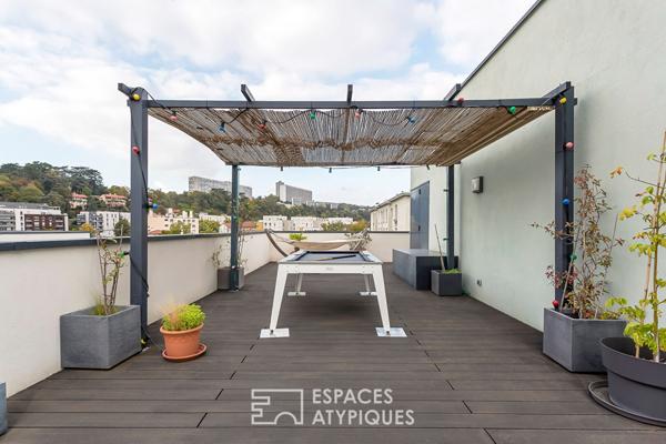 Rooftop avec 140m² de terrasse