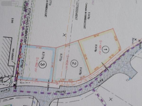 Terrain à Batir à vendre à Raimbeaucourt dans le Nord (59283), ref : 62032-1906