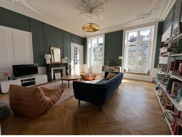 Rennes (35000) Appartement XIXème d'exception en hyper centre