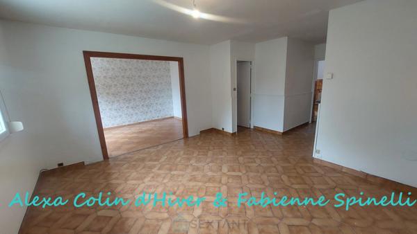 Appartement en RDC, 2 chambres et cave