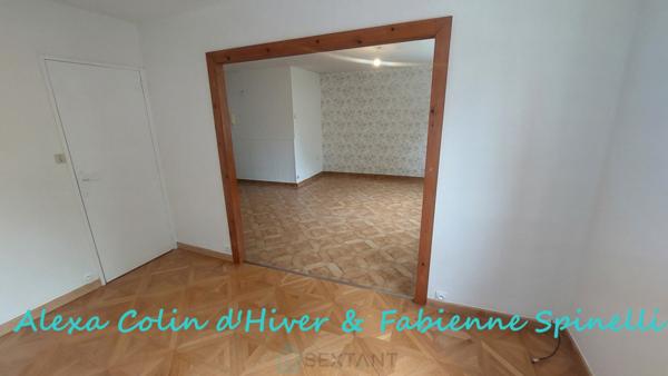Appartement en RDC, 2 chambres et cave