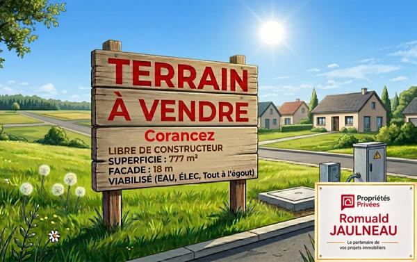 Terrains à bâtir Corancez de 777 m²