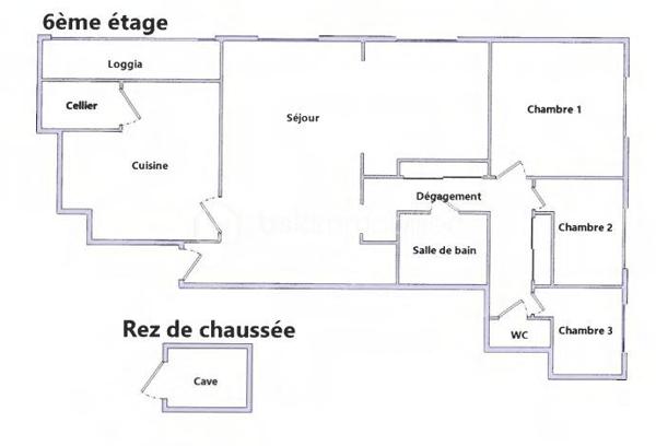 Appartement de 89 m²
