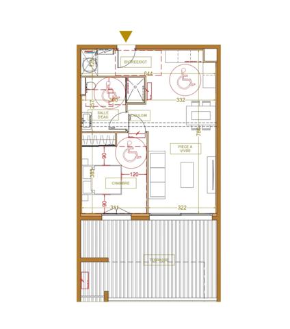 appartement vue mer à vendre 2 pièces SARI SOLENZARA (20)