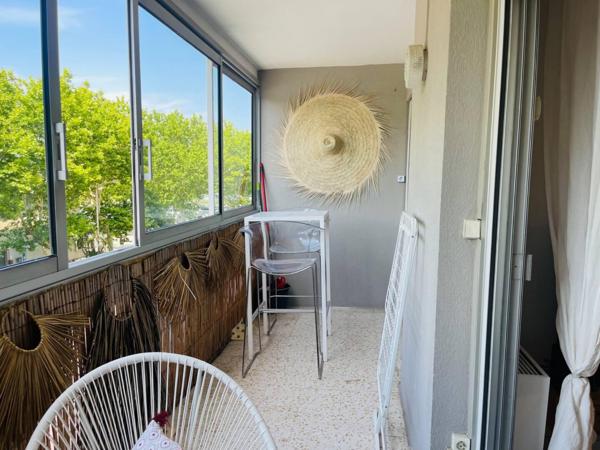 Mauguio (34130) Carnon, T2 36,67m2 avec loggia et place de parking 149 900€