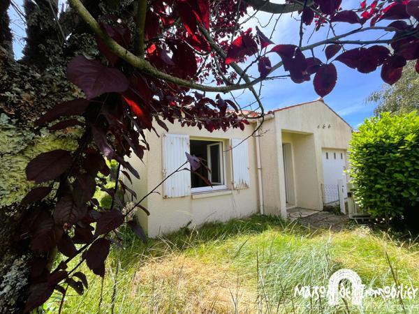 PLAIN PIED - 3 PIECES - JARDIN - GARAGE - ROYAN - INVESTISSEMENT