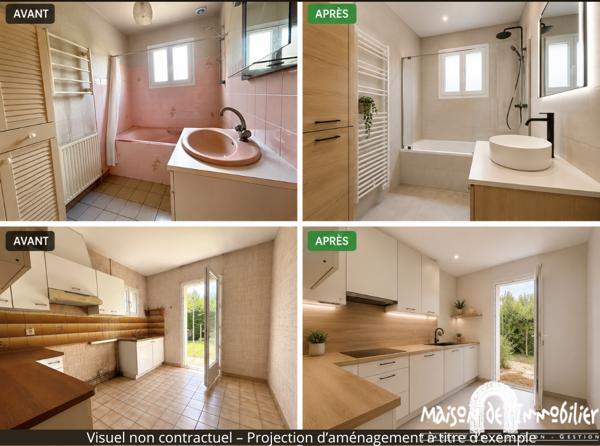 PLAIN PIED - 3 PIECES - JARDIN - GARAGE - ROYAN - INVESTISSEMENT