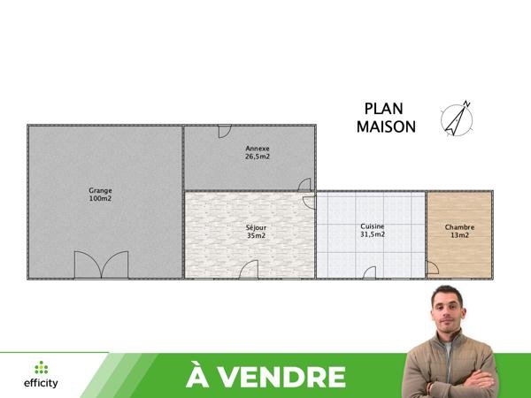 Maison 4 pièces - 106 m² Exclusivité
