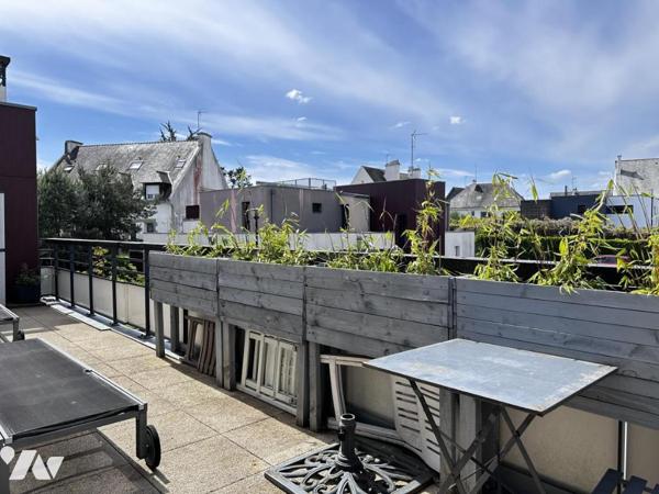A VENDRE VANNES (56) PROCHE PORT  BEL APPARTEMENT DE 92 M² AVEC DOUBLE GARAGE