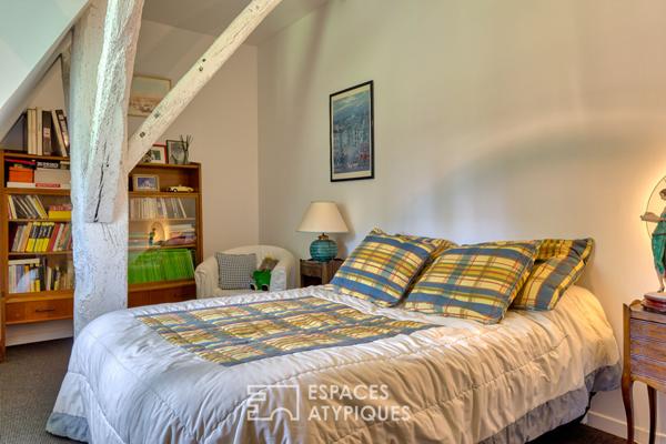 Propriété avec piscine à proximité dans le cadre bucolique du Marais Vernier