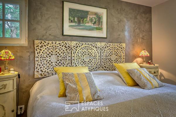 Propriété avec piscine à proximité dans le cadre bucolique du Marais Vernier