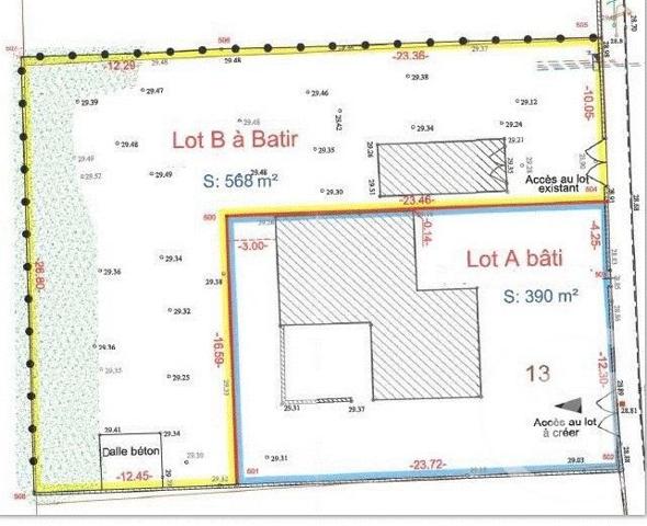 Terrain à vendre  568 m2 BEZIERS - 34