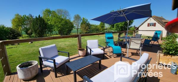 Maison traditionnelle sur grand terrain plat à Verneuil D Avre Et D Iton