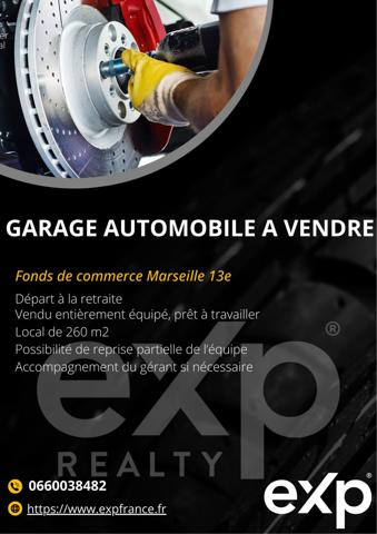 Fonds de commerce garage automobile