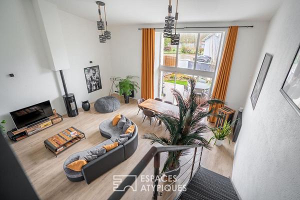 Maison loft familiale avec piscine