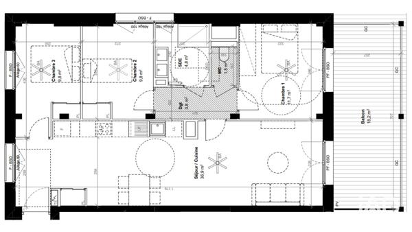 Appartement à vendre 4 pièces 78 m² Lyon 2