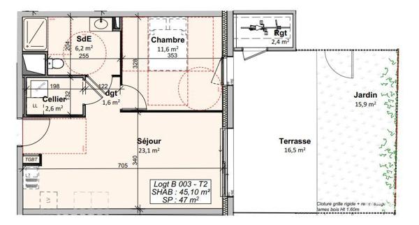 Appartement à vendre 2 pièces 44 m² Givrand