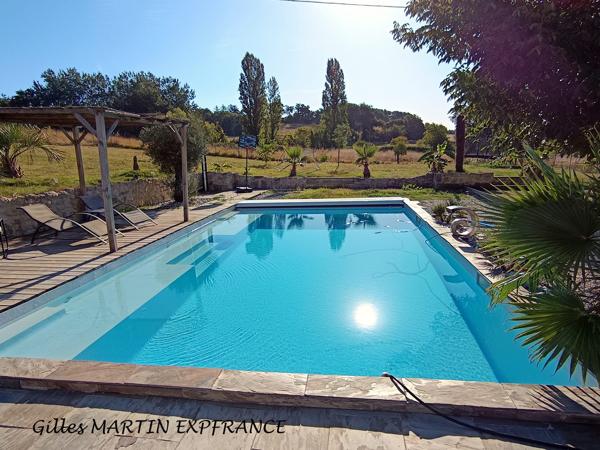 Maison 5 pieces avec piscine et grand terrain