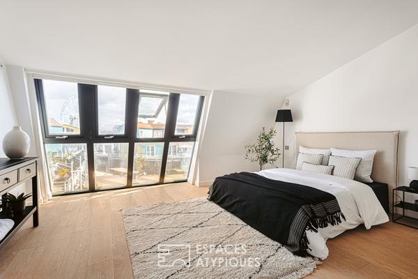 Penthouse panoramique et ses quatre suites, rooftop 360 degrés