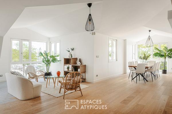 Penthouse panoramique et ses quatre suites, rooftop 360 degrés