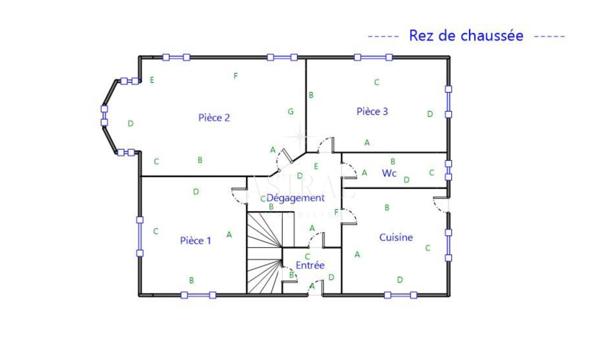 Maison de maître avec jardin au Rebberg