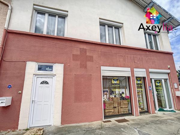 Mably (42300) A VENDRE - MABLY - MAISON AVEC LOCAL COMMERCIAL, TERRAIN ARBORÉ ET DÉPENDANCES