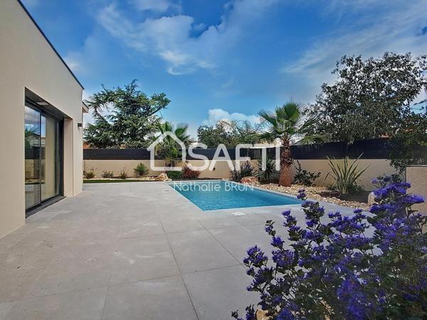 Villa d'architecte de 120 m² sur 428 m² de terrain