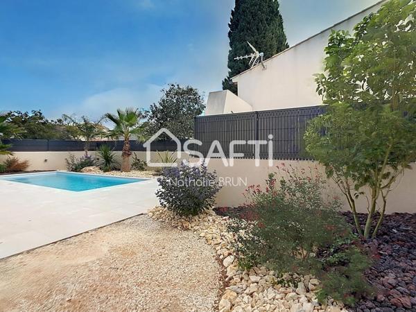 Villa d'architecte de 120 m² sur 428 m² de terrain