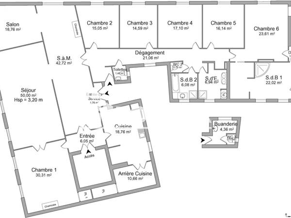 Location Appartement 7 pièces 330.34 m² - 454 RUE PARADIS Marseille 13008
