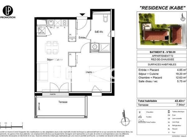Location Appartement 2 pièces 42.43 m² - 19-21 RUE PAUL VALERY Toulouse 31200