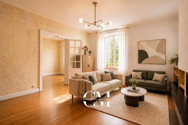 Maison en pierre plain pieds 175 m² Le Bouscat Centre, jardin, piscine, double garage