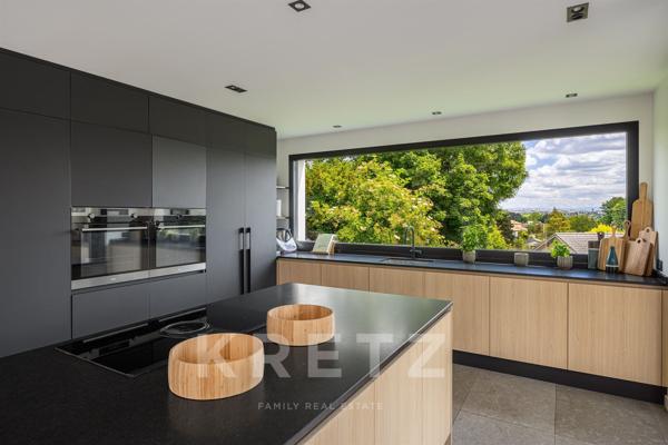 Villa contemporaine avec piscine et vue à Saint-Cyr-au-Mont-d'Or