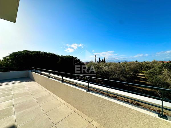 Appartement neuf 3 chambres - Double terrasse - Double garage sécurisé-  avec vue mer et Canigou à Perpignan - Dernier étage, grand standing
