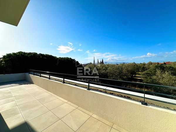 Appartement neuf 3 chambres - Double terrasse - Double garage sécurisé-  avec vue mer et Canigou à Perpignan - Dernier étage, grand standing