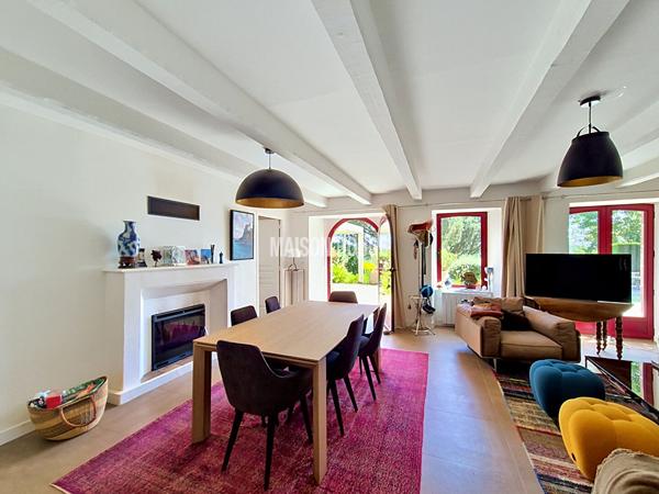 Maison de charme en pierre rénovée -180 m² -Terrain 1 364 m² - Rive gauche de la Rance