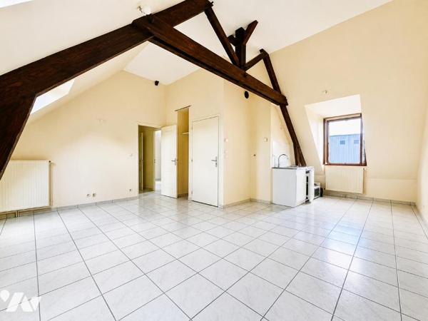 TOURS - Rue de la SCELLERIE - Hyper-centre - Dernier étage - 41,38 m² Loi Carrez -1 chambre, 1bureau