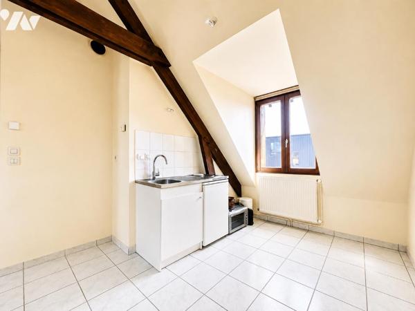 TOURS - Rue de la SCELLERIE - Hyper-centre - Dernier étage - 41,38 m² Loi Carrez -1 chambre, 1bureau