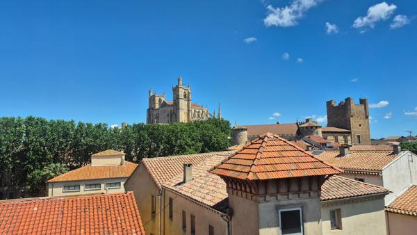 Appartement T3 77m², vue cathédrale, cave, dernier étage