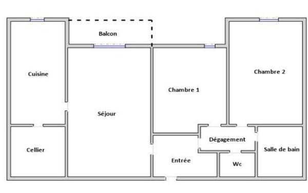Appartement à vendre    3 pièces • 82 m2 Toulouse