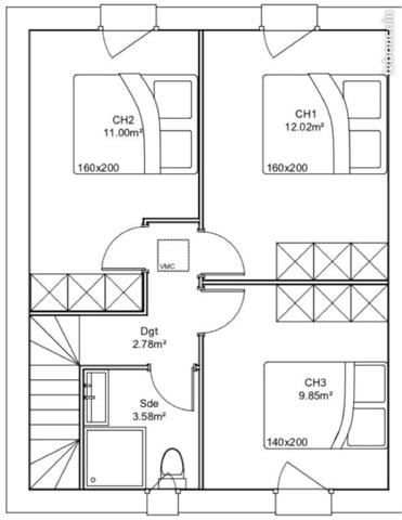 EXCLUSIVITE Maison neuve à vendre 4 pièces ESQUIBIEN (29) 80 m2 avec 3 chambres
