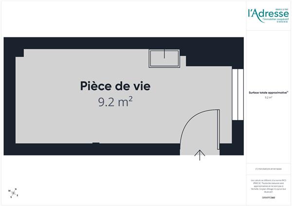 Appartement Neuilly Sur Seine 1 pièce(s) 9.16 m2