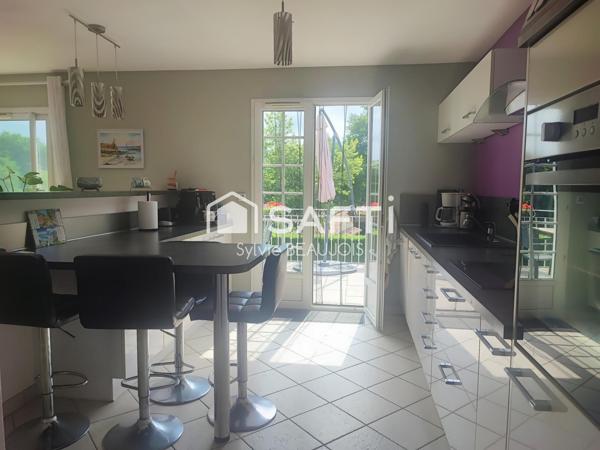 Plain pied au calme de la campagne, beau jardin