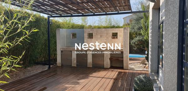 Villa 4 pièces climatisée avec garage, jardin et piscine, Secteur Perpignan Sud, 117.61 m²